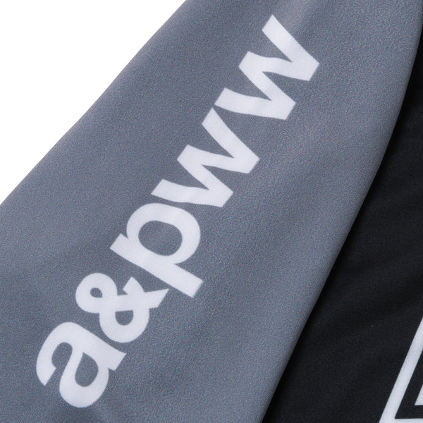 A&PWW KIDS RANK SS RASHGUARD GREY/BLACK