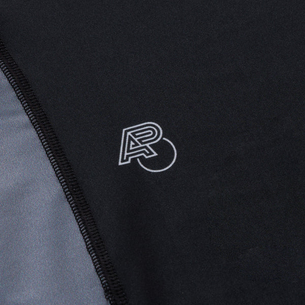 A&PWW KIDS RANK SS RASHGUARD GREY/BLACK