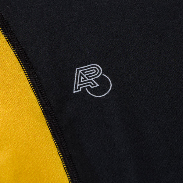 A&PWW KIDS RANK SS RASHGUARD YELLOW/BLACK