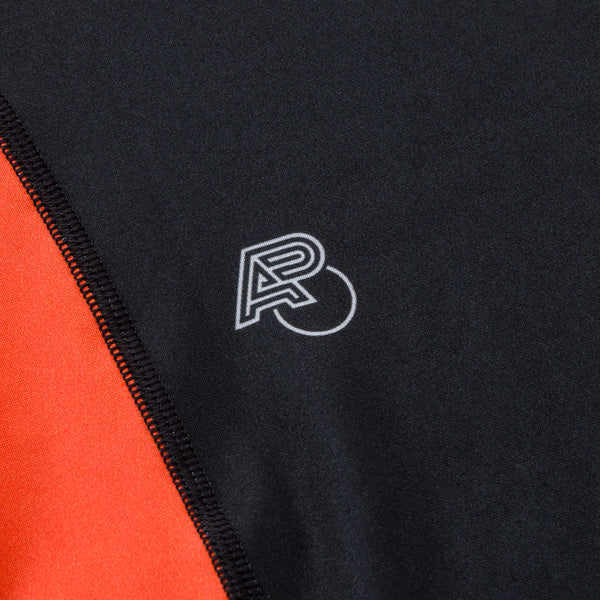 A&PWW KIDS RANK SS RASHGUARD ORANGE/BLACK
