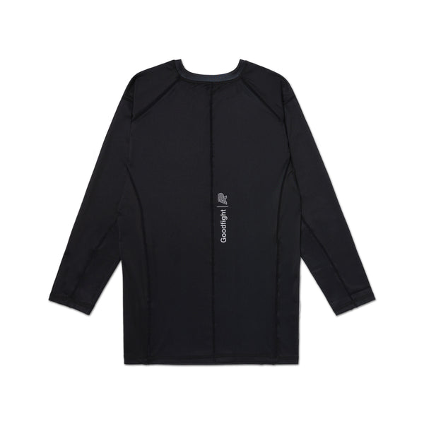 A&P x GOODFIGHT® RASHGUARD BLACK