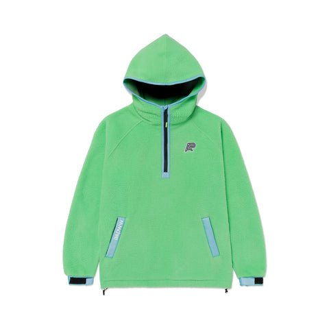 A&P BERBER FLEECE HALF-ZIP MOCK HOODIE (Pistachio)