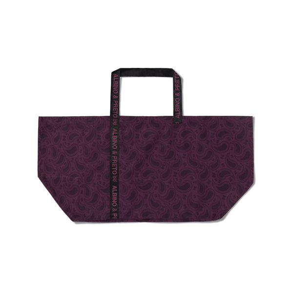 A&P NEEDLES Paisley large tote bag (Plum)