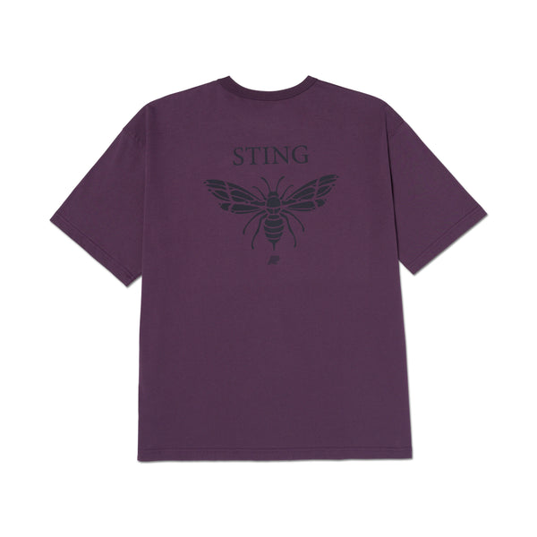 A&P NEEDLES Float Sting Tee (Plum)