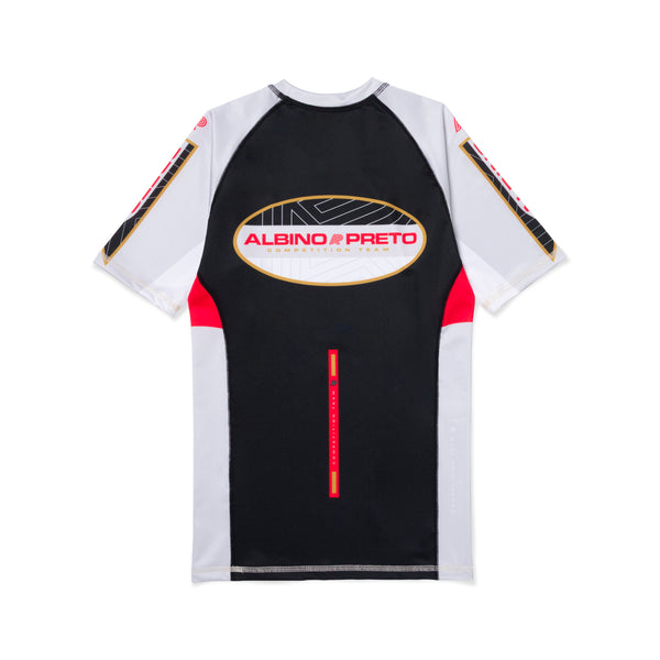 A&P WGBR Comp SS Rashguard　（White Gray Black Red）